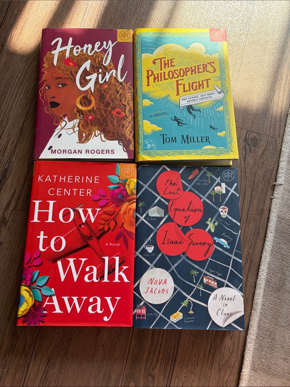 Set of 4 Contemporary Hardcover Novels - Book of the Month